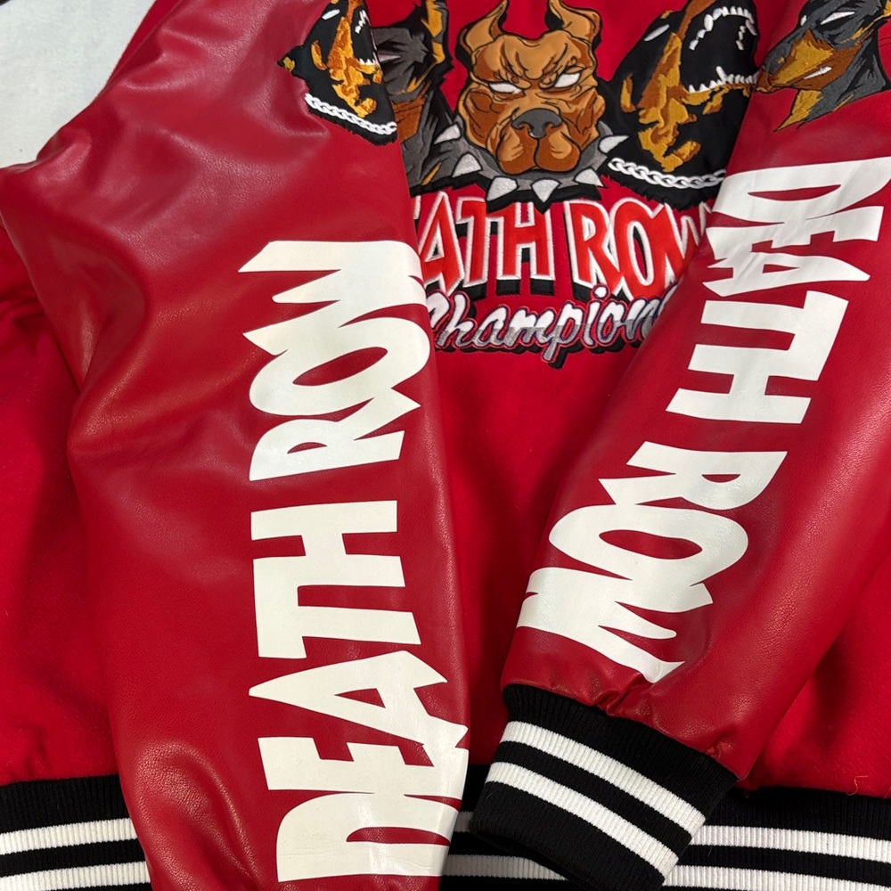 Death Row Red Varsity Jacket - Picture 13 of 14